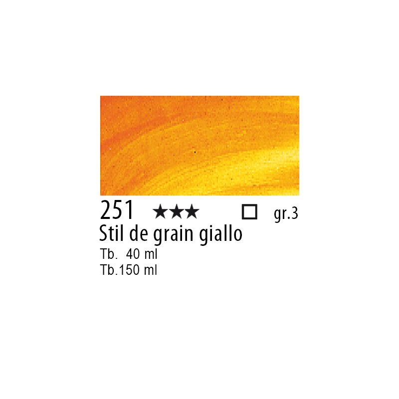 251 - Talens Olio Rembrandt Stil de grain giallo