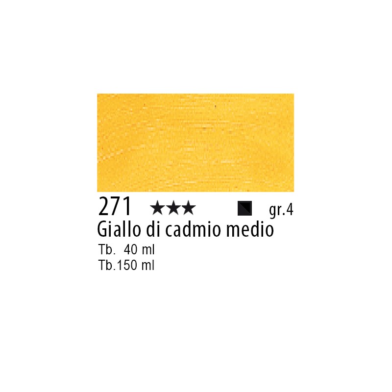 271 - Talens Olio Rembrandt Giallo di cadmio medio