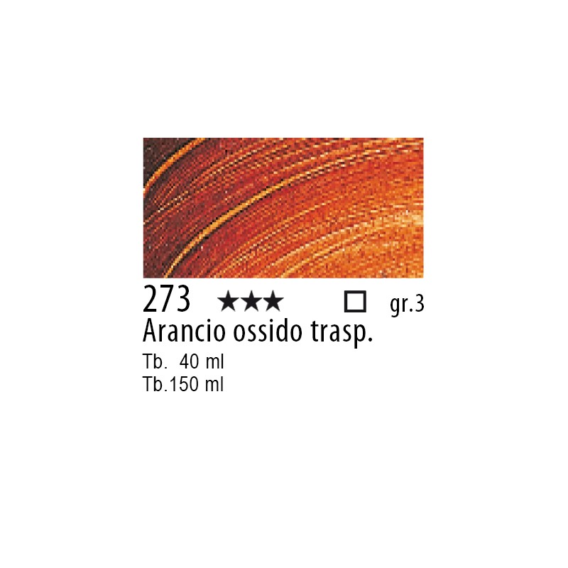273 - Talens Olio Rembrandt Arancio ossido trasparente