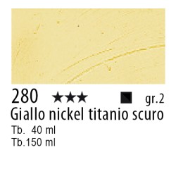 280 - Talens Olio Rembrandt Giallo nickel titanio scuro