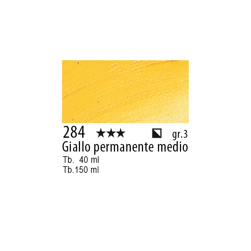 284 - Talens Olio Rembrandt Giallo permanente medio