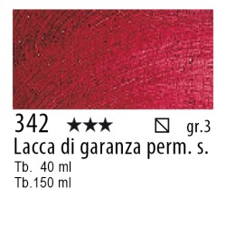 342 - Talens Olio Rembrandt Lacca di garanza permanente scura
