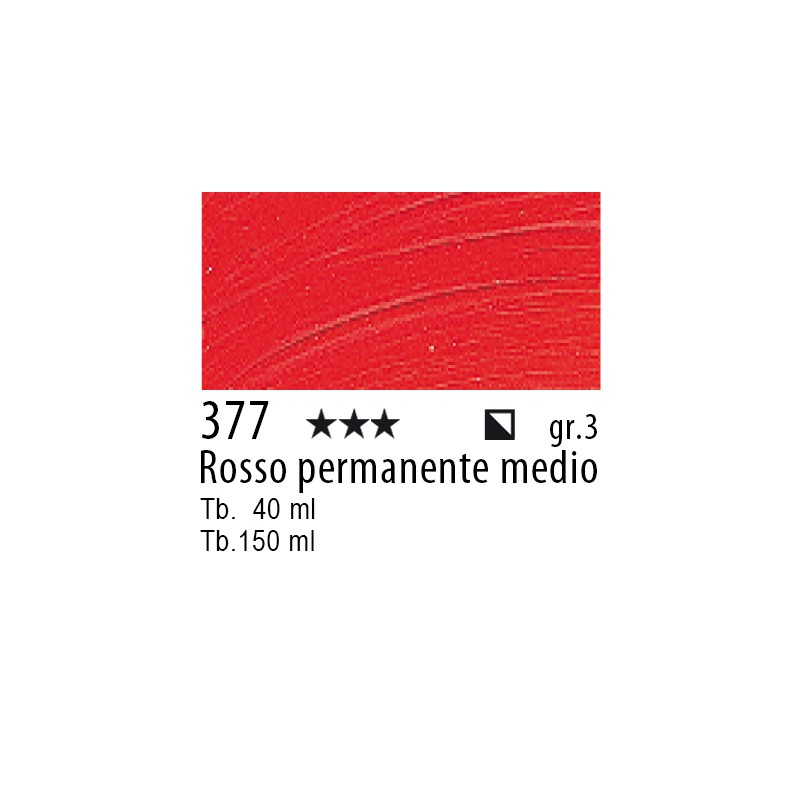 377 - Talens Olio Rembrandt Rosso permanente medio