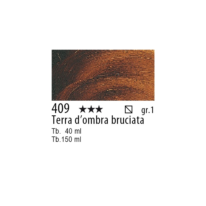 409 - Talens Olio Rembrandt Terra d'ombra bruciata