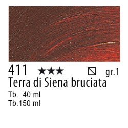 411 - Talens Olio Rembrandt Terra di Siena bruciata