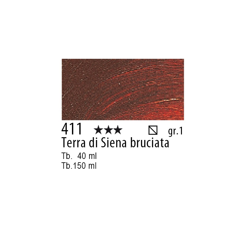 411 - Talens Olio Rembrandt Terra di Siena bruciata