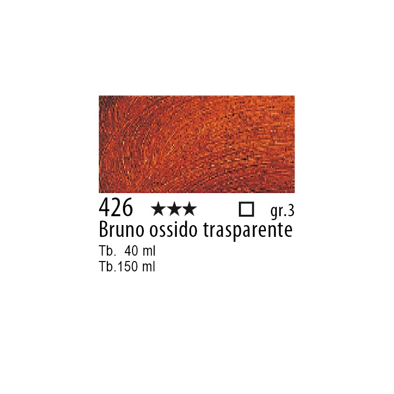 426 - Talens Olio Rembrandt Bruno Ossido Trasparente