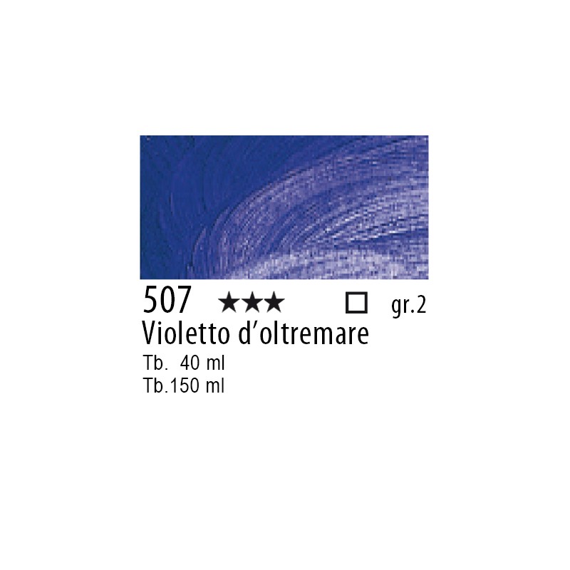 507 - Talens Olio Rembrandt Violetto d'oltremare