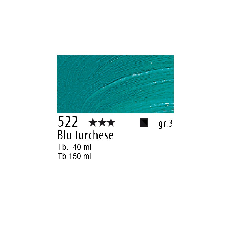 522 - Rembrandt Blu turchese
