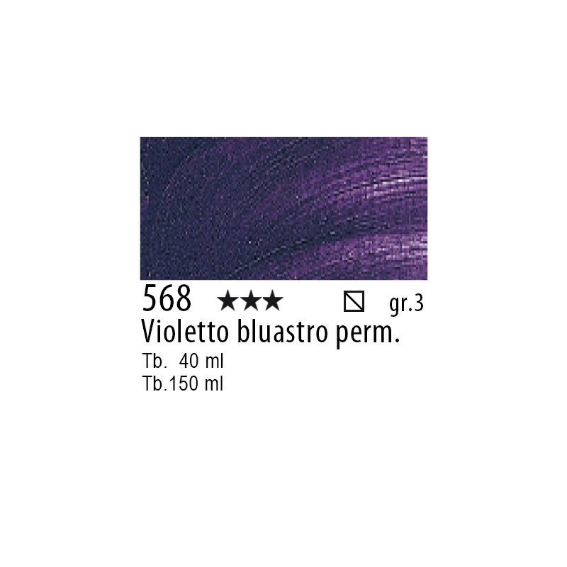 568 - Talens Olio Rembrandt Violetto bluastro permanente