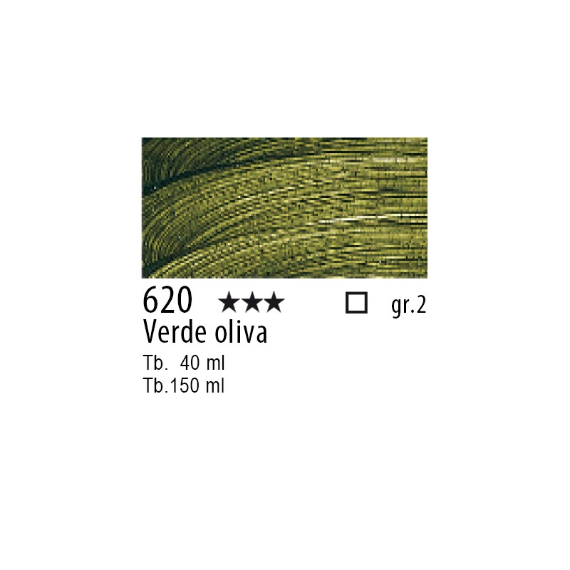 620 - Talens Olio Rembrandt Verde oliva