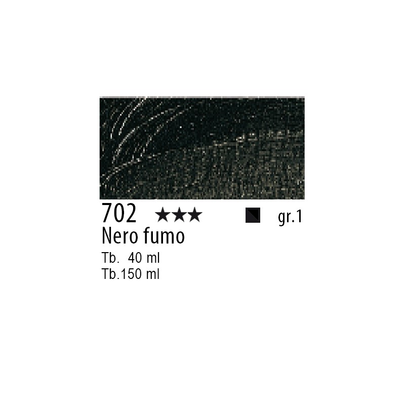 702 - Talens Olio Rembrandt Nero fumo