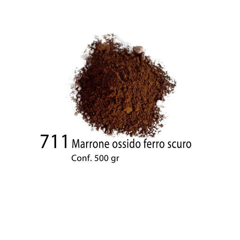 711 - Pigmento Siof Marrone ossido ferro scuro