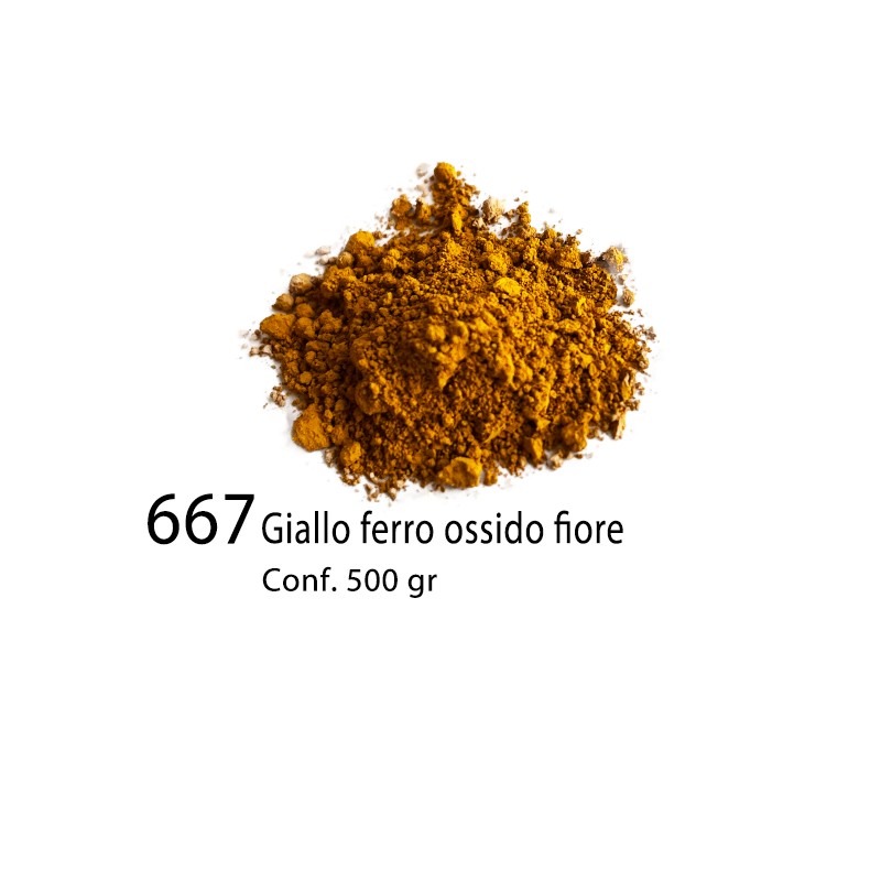 667 - Pigmento Siof Giallo Ossido Ferro Fiore