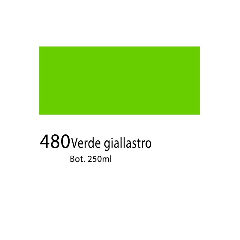 480 - Ferrario Vetrocolor Verde Giallastro