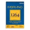 Fabriano 1264 Schizzi, Blocco spiralato, 120 fogli, Grana Naturale, 90gr/Mq