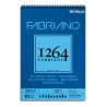 Fabriano 1264 Tecniche Miste, Blocco spiralato, 30 fogli, Grana Naturale, 300gr/Mq
