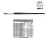 Winsor&Newton Serie n.7, pennello in pura martora kolinsky a punta tonda, manico corto