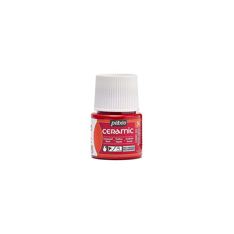 024 - Pebeo Ceramic Rosso Ciliegia