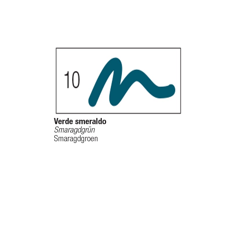 10 - Pebeo 7A Pennarello Opaco Verde Smeraldo punta tonda 4mm