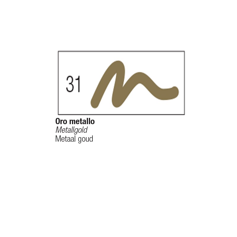 31 - Pebeo 7A Pennarello Opaco Oro punta tonda 4mm