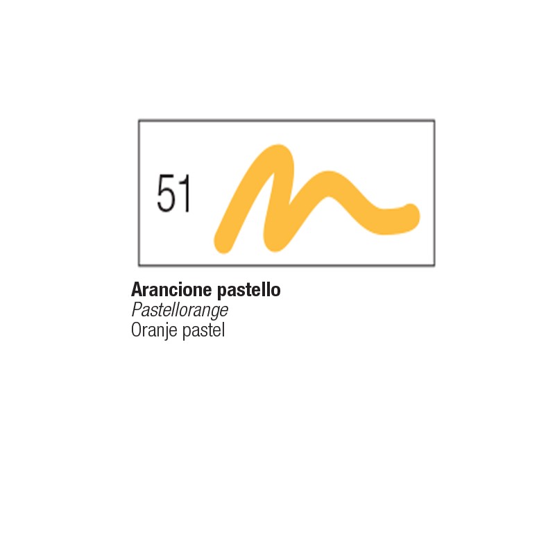 51 - Pebeo 7A Pennarello Opaco Arancione pastello punta tonda 4mm
