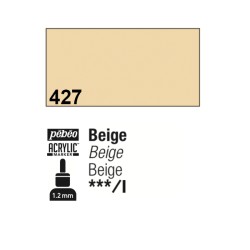 427 - Pebeo Acrylic Marker Beige punta fine rotonda 1,2mm