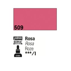 509 - Pebeo Acrylic Marker Rosa punta media rotonda 4mm