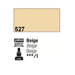 527 - Pebeo Acrylic Marker Beige punta media rotonda 4mm