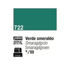 722 - Pebeo Acrylic Marker Verde Smealdo punta 3 in 1, 5-15mm