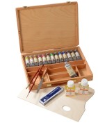 Set di colori ad olio ed alchidici